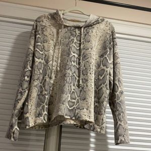 Pookie & Sebastian Snake Skin Hoodie